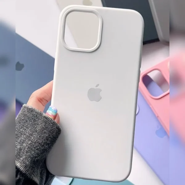 iPhone Silicone Case - (White) - Image 3