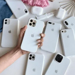 iPhone Silicone Case - (White)