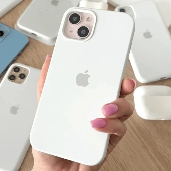 iPhone Silicone Case - (White) - Image 6