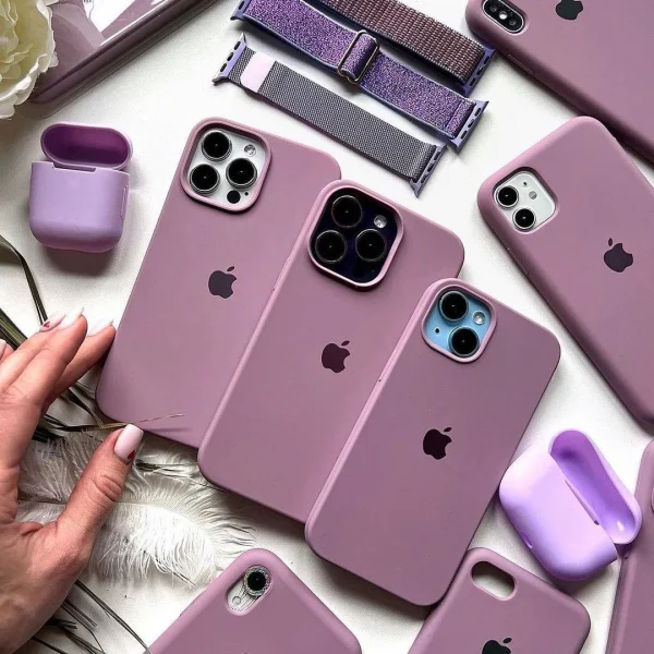 iPhone Silicone Case - (Black Current)