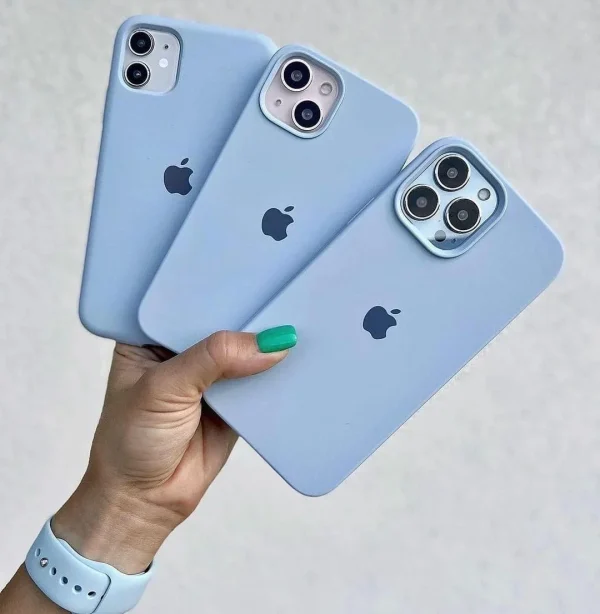 iPhone Silicone Case - (Sky Blue) - Image 6