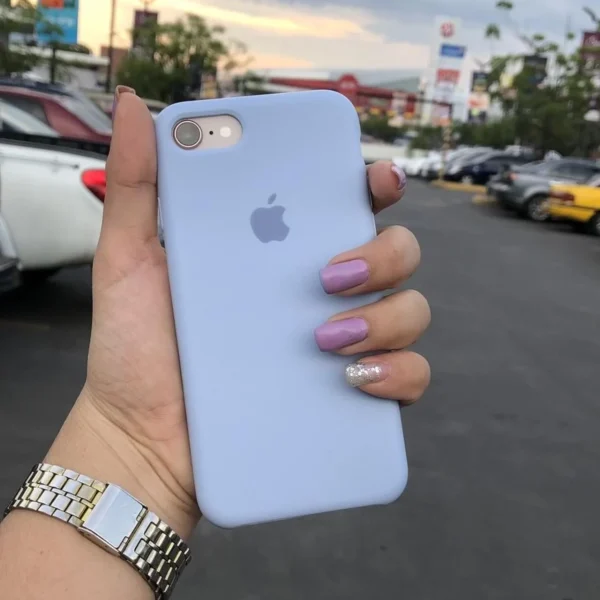 iPhone Silicone Case - (Sky Blue) - Image 3
