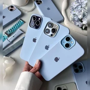 iPhone Silicone Case - (Sky Blue)