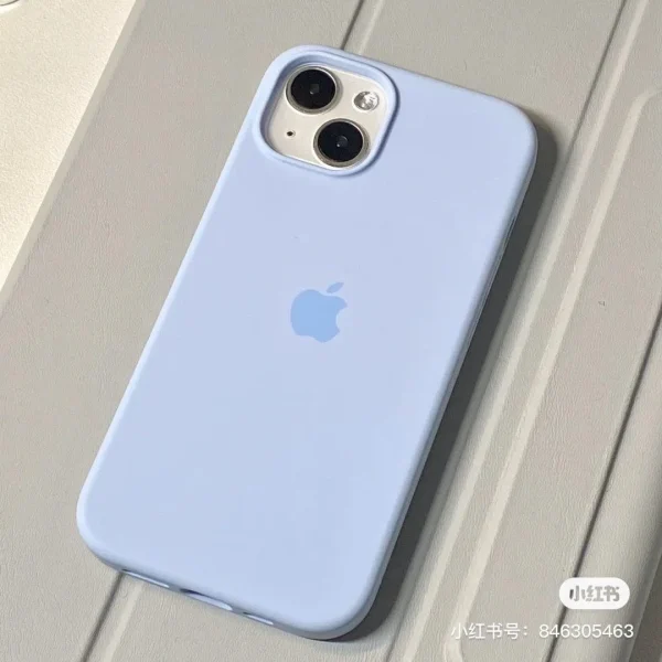 iPhone Silicone Case - (Sky Blue) - Image 5
