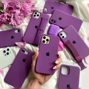 iPhone Silicone Case - (Purple)