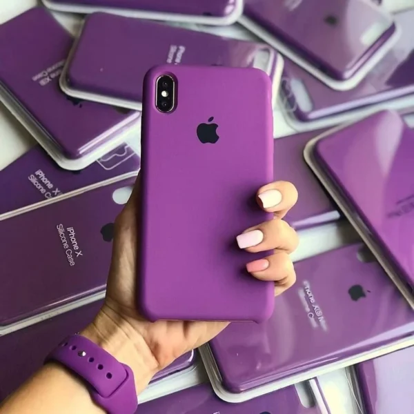 iPhone Silicone Case - (Purple) - Image 4