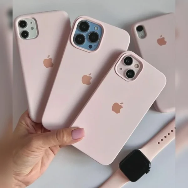 iPhone Silicone Case - (Pink Sand)