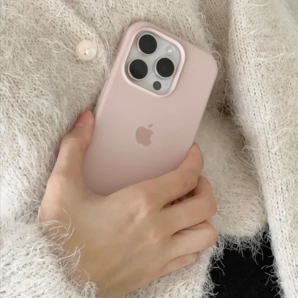 iPhone Silicone Case - (Pink Sand) - Image 2