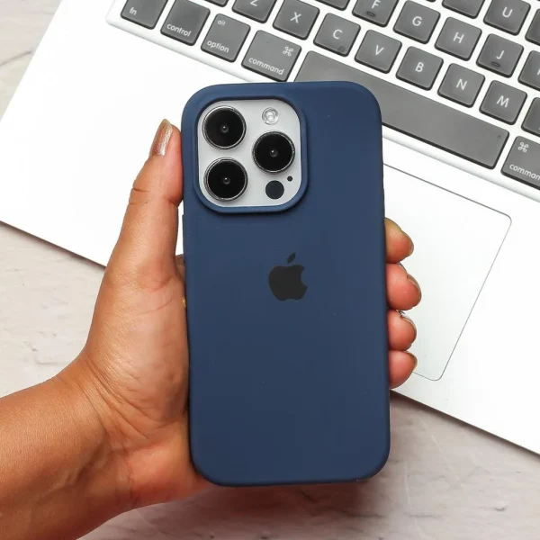 iPhone Silicone Case - (Midnight Blue)