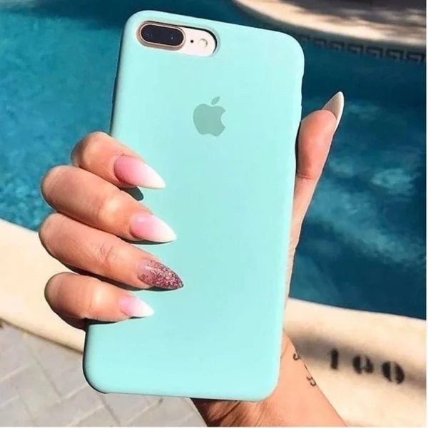 iPhone Silicone Case - (Mint Green) - Image 7