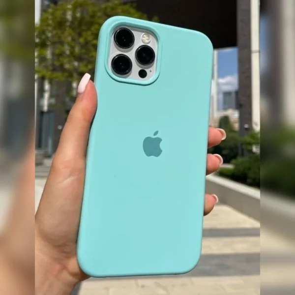 iPhone Silicone Case - (Mint Green) - Image 2