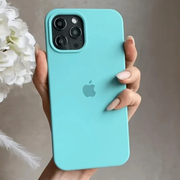 iPhone Silicone Case - (Mint Green) - Image 4