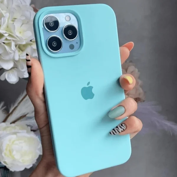iPhone Silicone Case - (Mint Green) - Image 6