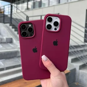 iPhone Silicone Case - (Maroon)