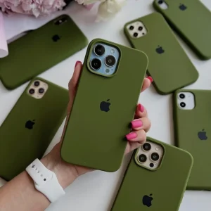iPhone Silicone Case - (Olive Green)
