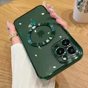 Luxury MagSafe Case For iPhone 11 Pro (Green)