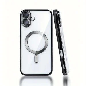 Luxury MagSafe Case For iPhone 16 - (Black)