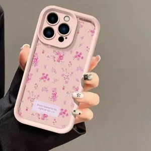 Rose Floral Case - Pink (iPhone)