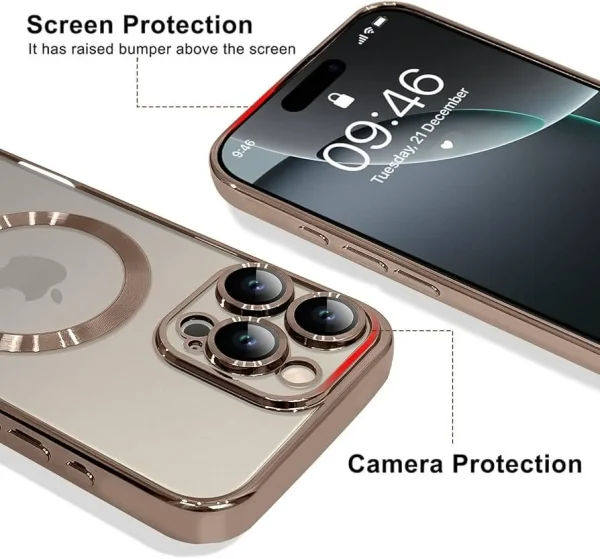 Luxury MagSafe Case (Desert Titanium) - Image 3