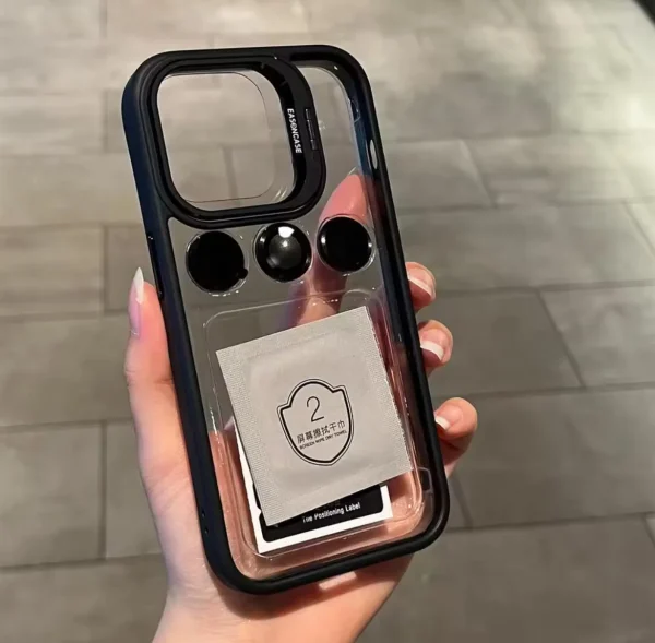 iPhone Case with FREE Camera Protector (Black)
