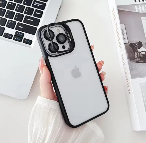 iPhone Case with FREE Camera Protector (Black) - Image 4