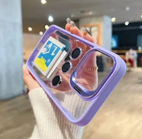 iPhone Case with FREE Camera Protector (Light Purple) - Image 2
