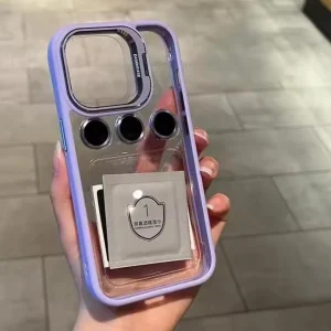 iPhone Case with FREE Camera Protector (Light Purple)