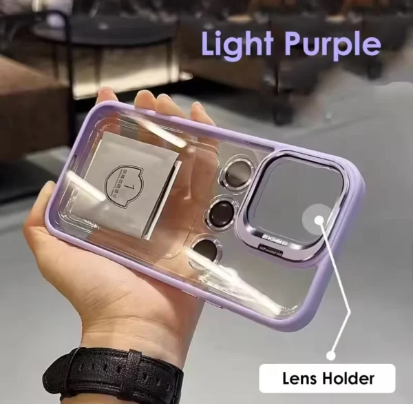 iPhone Case with FREE Camera Protector (Light Purple) - Image 3