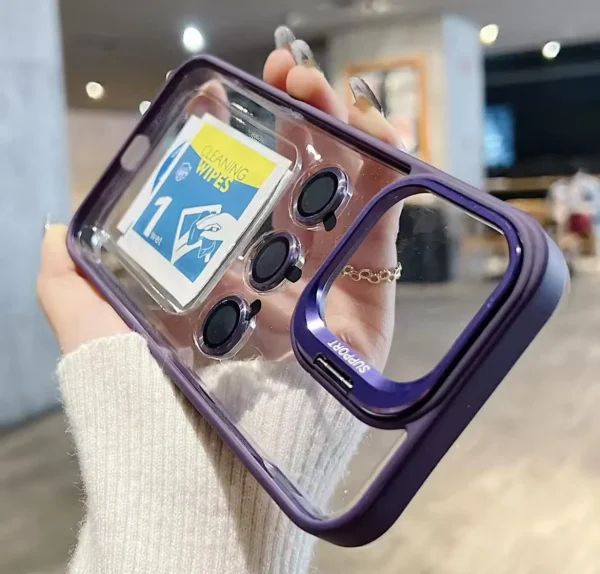 iPhone Case with FREE Camera Protector (Purple) - Image 6