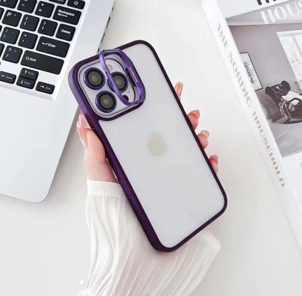 iPhone Case with FREE Camera Protector (Purple) - Image 3