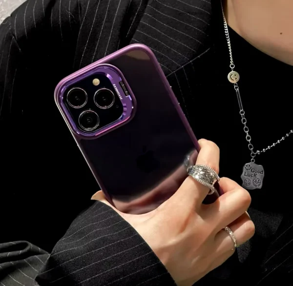 iPhone Case with FREE Camera Protector (Purple) - Image 5