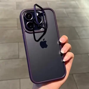 iPhone Case with FREE Camera Protector (Purple)