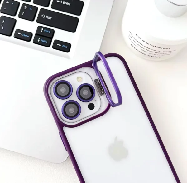 iPhone Case with FREE Camera Protector (Purple) - Image 7