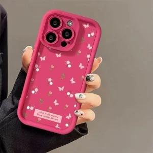 Rose Floral Case For iPhone 11 Pro (Hot Pink)