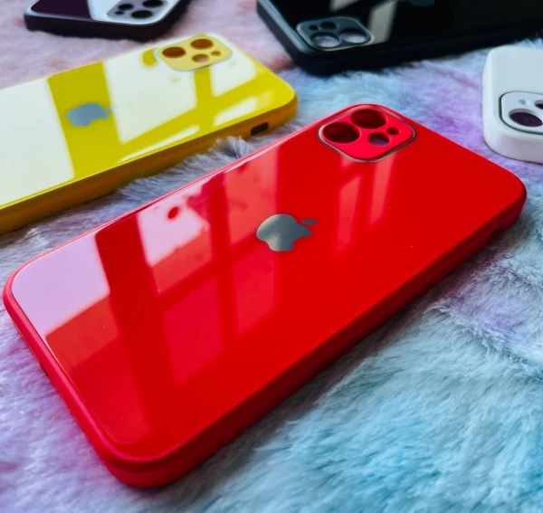 Luxury Glass Case- Red