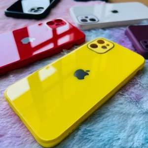 Luxury Glass Case- Yellow