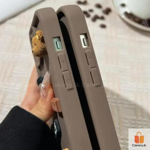 3D Bear Cute Case - Brown - Image 3