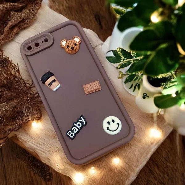 3D Bear Cute Case - Brown - Image 5