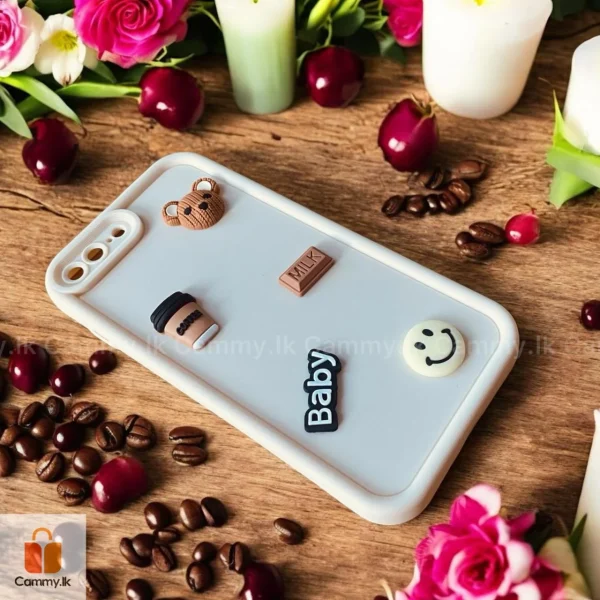 3D Bear Cute Case - White - Image 2