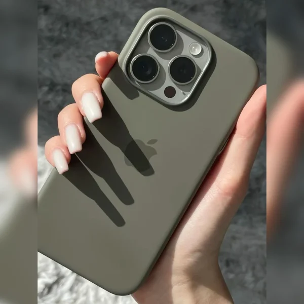 iPhone Silicone Case - (Titanium) - Image 2
