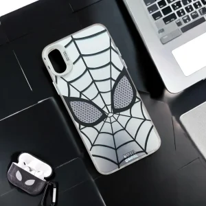 iPhone X/ Xs Back Cover - Marvel Spider Case (White)