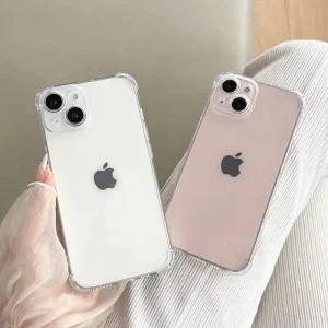 iPhone 15 Back Cover - Shockproof Clear Case