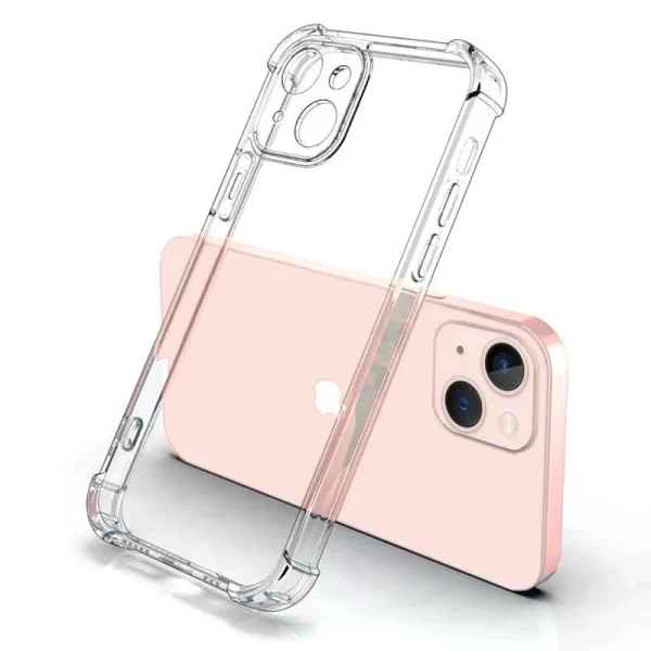 iPhone 15 Back Cover - Shockproof Clear Case - Image 4