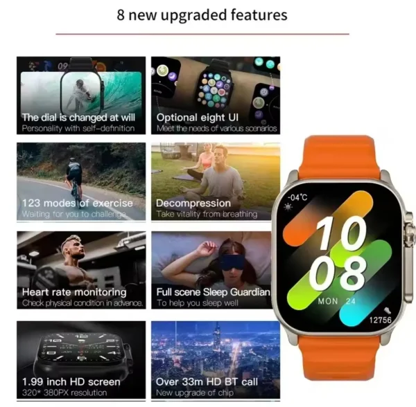 New T900 Ultra Smart Watch - Image 4
