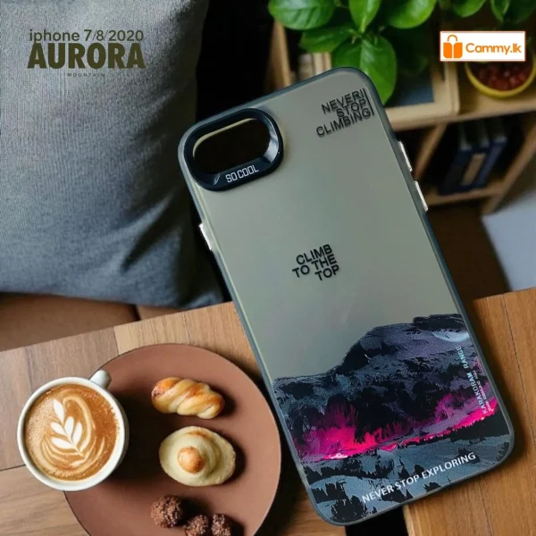 iPhone 7/ 8/ SE2/ SE3 Back Cover- Fashion Aesthetic Snow Mountain Case For Girls Boys Design Case - Image 4