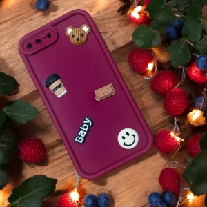 3D Bear Cartoon Case For iPhone 7 Plus/ 8 Plus