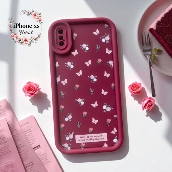 Floral Case For iPhone X/ Xs - Image 3