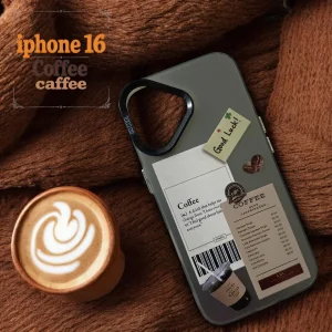 Aesthetic Coffee Case For iPhone 16