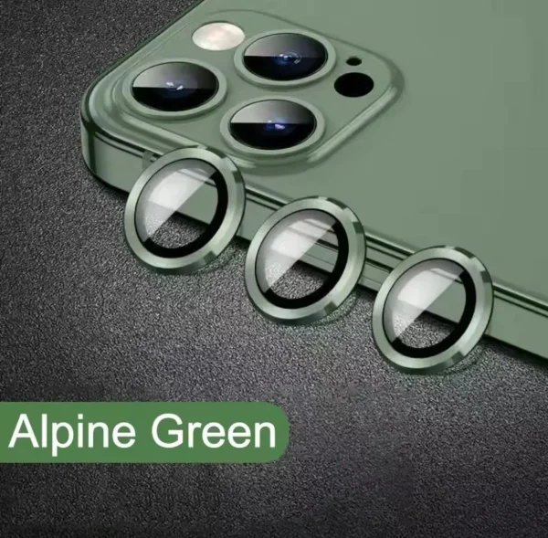 Camera Lens Ring Protector For iPhone 12 11 Pro Max - Green