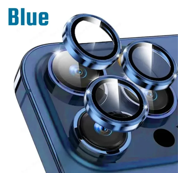 Camera Lens Ring Protector For iPhone 13 12 11 Pro Max - Blue